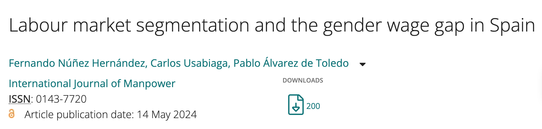 Publicaciones 6 - Asociación Española de Economía del Trabajo